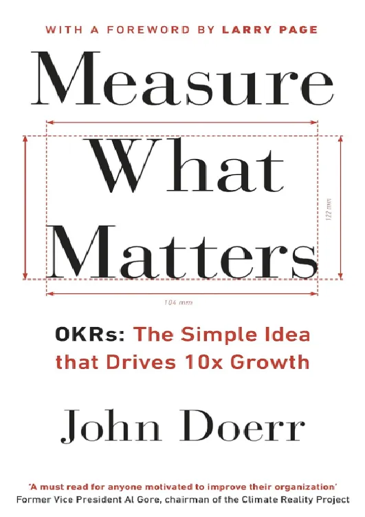 Measure What matters book cover